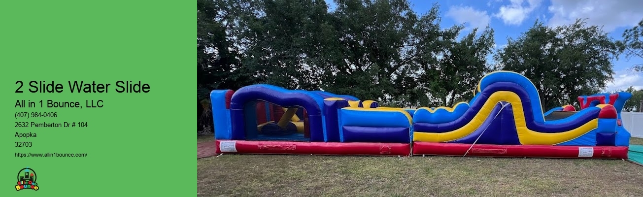 3 Water Slide