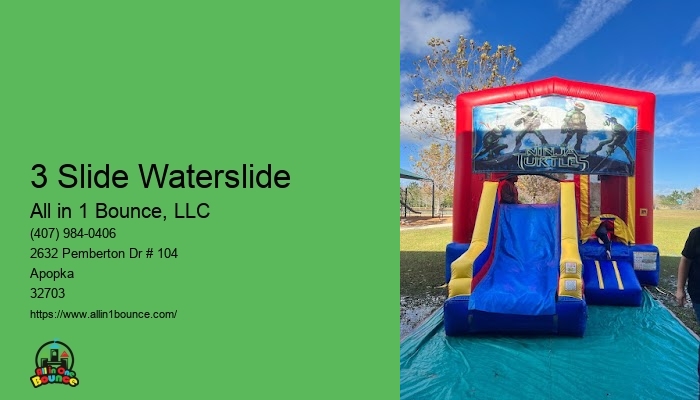 2 Lane Water Slide Rental