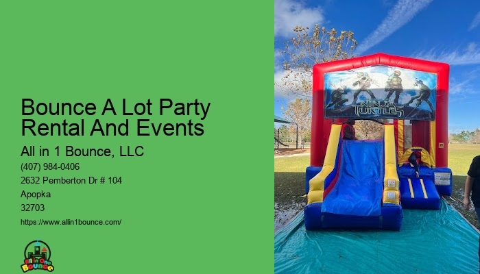 Inflatable Bounce House Obstacle Course