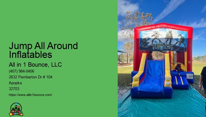 Tropical Water Slide Bounce House