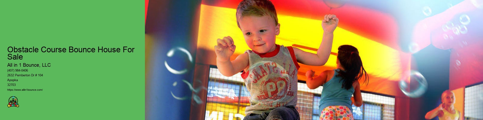 Obstacle Course Bounce House For Sale