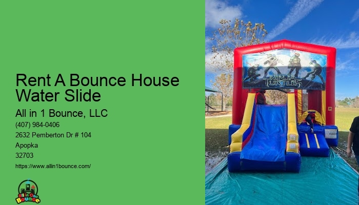 Obstacle Course Bounce House With Slide