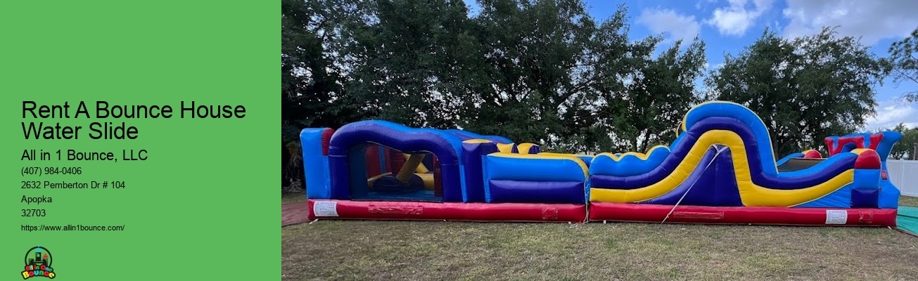 Giant Water Slide Bounce House