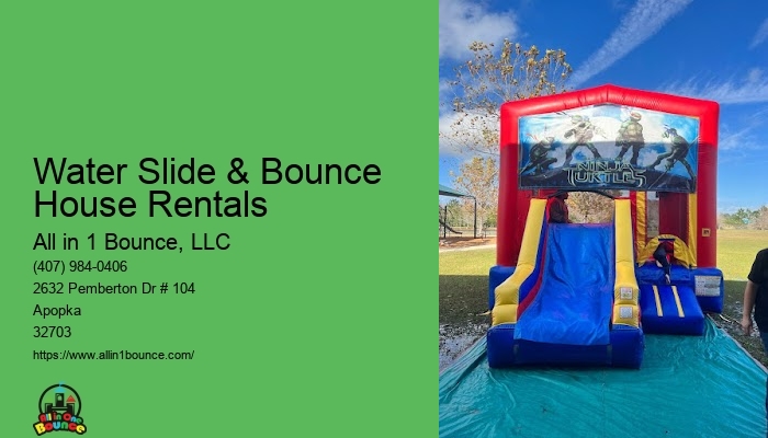 Commercial Water Slide Bounce House